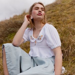 Tach Larina Embroidered Top Shirt